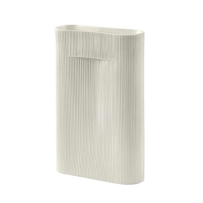Bild av Muuto Ridge Vase Vas Large Off White W8,5 x L23 H48,5 cm