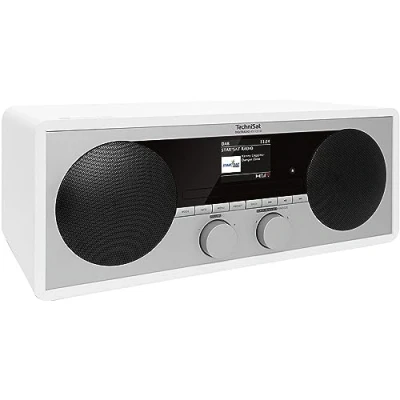 Bild av TechniSat DigitRadio 451 CD IR digital, internetradio med spelare (DAB+, FM, stereo, AUXin, Bluetooth ljudstreaming, Spotify, USB laddningsfunktion och MP3 uppspelning, WLAN, 2 x 15 watt) vit