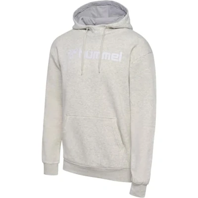 Bild av hummel hmlMOVER COTTON HOODIE, EGRET Melange, S