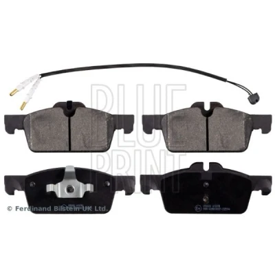 Bild av BLUE PRINT ADP154251 Jeu de plaquettes frein Essieu avant contact signal d&#039;usure inclus avec clip piston PEUGEOT: 508 I Berline, SW