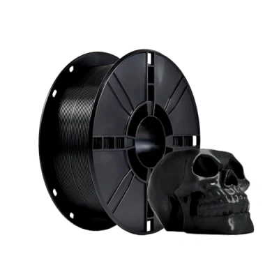 Bild av iBOSS PETG filament 1,75 mm, starkare seghet, 3D skrivarfilament, 1 kg spole, mått +/ 0,02 för skrivare, svart