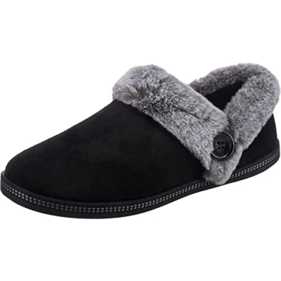 Bild av Skechers kvinnors mysiga lägereld färsk rostat bröd, Svart, 39 EU