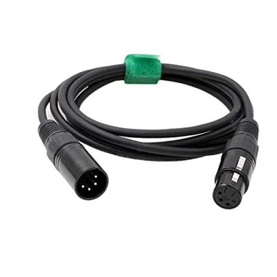 Bild av HangTon Mikrofoninspelare Mixer Hörlursförstärkare Balanserad ljudkabel 4 stift XLR hane till hona (2 meter)