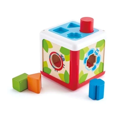 Bild av Hape E0507 Shape Sorting Box Educational Activity Toy for Toddlers