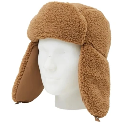 Bild av Lacoste Beige Trapper Beanie Camel @ Hatstore
