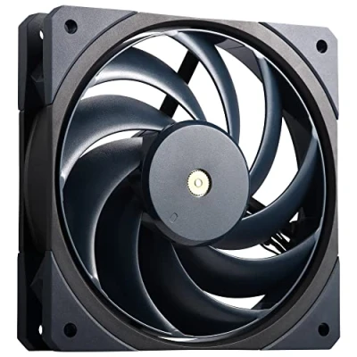 Bild av Cooler Master Mobius 120 OC Chassifläkt Ringbladsdesign, 0 3200RPM, (4 Pin PWM), Fläkthastighetskontroll, Dubbla kullager, (max. 88.1 CFM, 4.75 mmH2O, 39.3 dBA) Mörkblå &amp; Svart