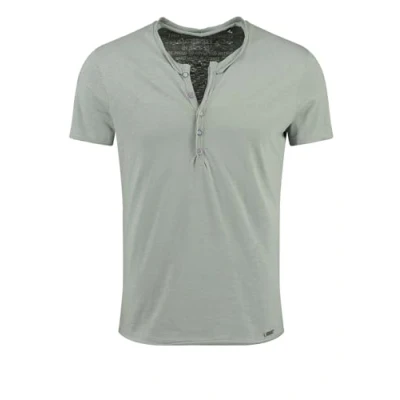 Bild av KEY LARGO Herr lemonad knapp T shirt, Faded Moss (1541), 3XL