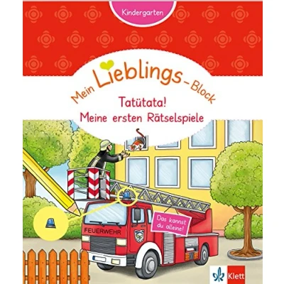 Bild av Mein Lieblings Block Tatütata! Meine ersten Rätselspiele: Kindergarten ab 3 Jahren. Das kannst du alleine!