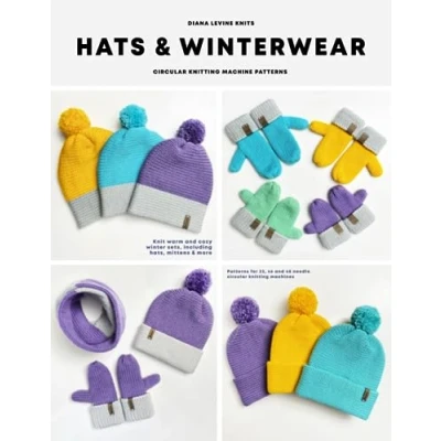 Bild av Hats and Winterwear: Circular Knitting Machine Patterns for Hats, Mittens &amp; Matching Winter Sets