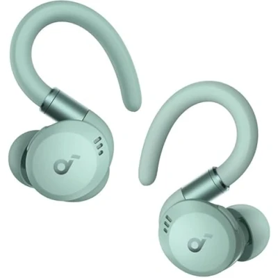 Bild av soundcore från Anker Sport X20, trådlösa träningshörlurar, vridbara och utdragbara öronkrokar, brusreducering, djup bas, IP68 vattentät, svettbeständig, dammtät, 48h spel (renoverad)