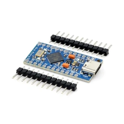 Bild av 1 st Pro Micro 32U4 5 V/16 MHz mikrostyrenhet utvecklingstavla själv USB uppdatering, TypC anslutning gränssnitt kompatibel med Arduino (1)
