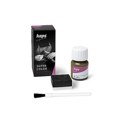 Bild av KAPS Super Color, Läderfärg för Naturligt Läder, Konstläder och Tyg, 25 ml (134 Olivgrön)