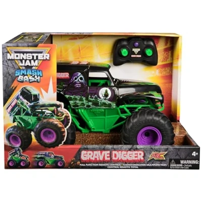 Bild av Monster Jam fjärrkontroll fordon SmashNBashGraveDiggerRC