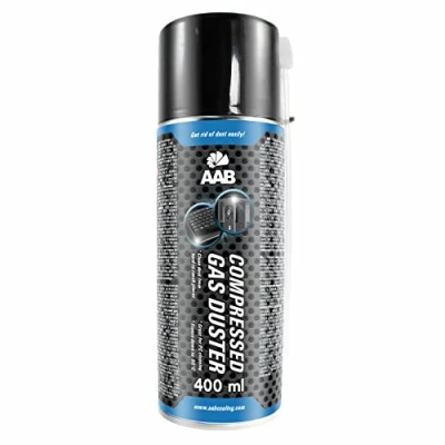 Bild av AABCOOLING Compressed Gas Duster 400 ml tryckluft för rengöring av dator, tangentbord och annan kontorsutrustning, bärbara datorer, PC rengöringssats, aerosoldammare, konserverad luft