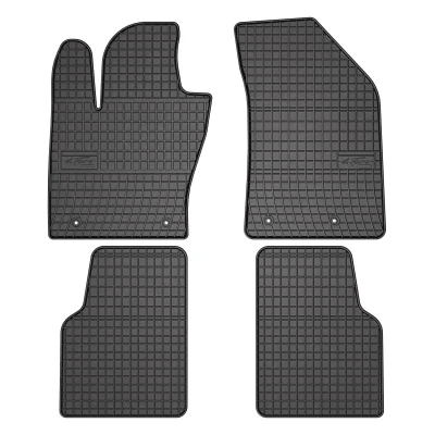 Bild av FROGUM 401785 Ensemble de tapis sol Caoutchouc avant et arrière 4 noir Sur mesure JEEP: Compass
