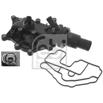 Bild av FEBI BILSTEIN 100233 Boîtier du thermostat avec joint d&#039;étanchéite commutateur de température RENAULT: Clio 3, MEGANE 2, III Grandtour