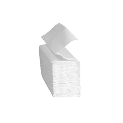 Bild av Tecman Z Fold handduk vit (08ZFWE) 2 lager fodral med 3 000 handdukar