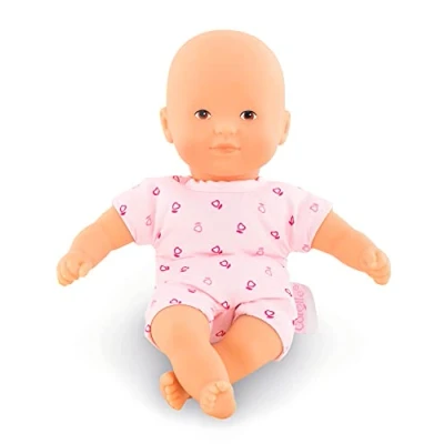 Bild av Corolle 9000120130 Mini Calin, Rosa Calin i Pyjamas, Dockan har Mjuk Kropp och Mild Vaniljdoft, 20 cm, Från 18 månader