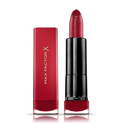 Bild av Max Factor Marilyn Monroe Cabernet Red läppstift för mörka hudtoner långvarig, fuktgivande, rött med stark täckning