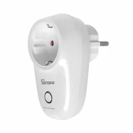 Bild av Sonoff smart uttag Zigbee, S26R2ZBTPF kontakt, Zigbee hemuttag Alexa med app fjärrkontroll, fungerar Alexa, Echo Dot, Google Home och IFTTT