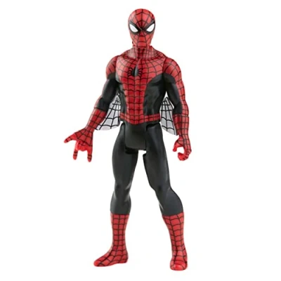Bild av Hasbro Marvel Legends Series Retro 375 Collection Spider Man 9,5 cm actionfigur, leksak för barn från 4 år, Multi, F3824