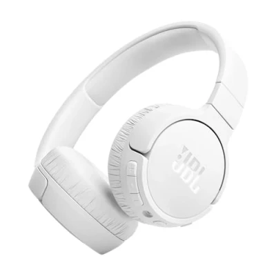Bild av JBL Tune 670NC Trådlösa Bluetooth On ear hörlurar med adaptiv brusreducering och avtagbar ljudkabel, Pure Bass ljud, vit