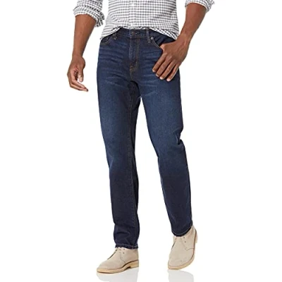 Bild av Amazon Essentials herr rak passform jeans, indigo tvätt, 31W/32L