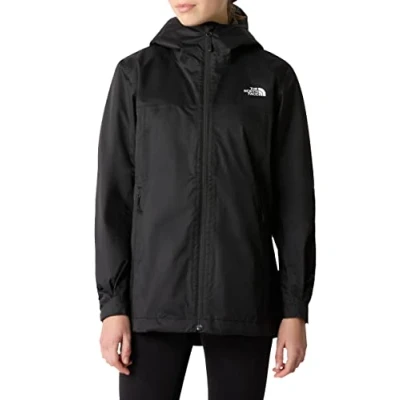 Bild av The North Face Fornet jacka Dam Softshell utomhusjacka Windbreaker med ventilerande dragkedja och justerbar huva TNF BLACK, S