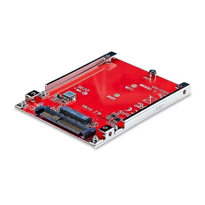 Bild av StarTech.com M.2 till U.3 adapter för NVMe SSD, PCIe enhet 2,5 tum (SFF TA 1001) värdadapter/omvandlare, TAA kompatibel (1M25 U3 M2 ADAPTER)