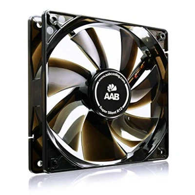Bild av AABCOOLING Super Silent R12 Tyst och Effektiv 120mm Fodral Fläkt med Låg Ljudadapter 4 Vibrationsdämpare, 12V, PC Kylning, för Fodral, 12cm Fläkt, Högt Luftflöde, Kylfläkt, CPU kylfläkt