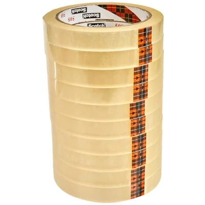 Bild av 3M 5081566 Klebeband Transparent 508, PP, Bandgrö?e (L x B): 66 m 15 mm, 10 Rollen