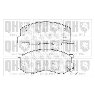 Bild av QUINTON HAZELL BP1195 Jeu de plaquettes frein avec indicateur d&#039;usure TOYOTA: Previa / Estima I