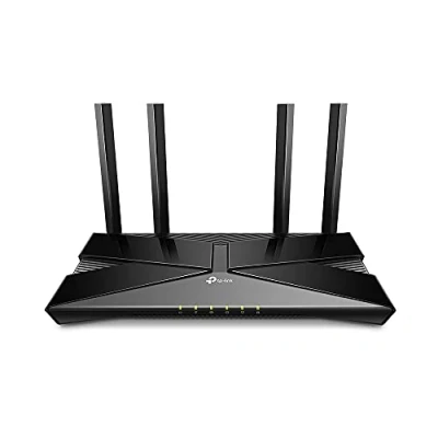 Bild av TP Link Archer AX10 Wi Fi 6 Router (1202 Mbit/s 5 GHz, 300 2,4 4 x Gigabit LAN portar, åtkomstpunktsläge, HomeCare), svart