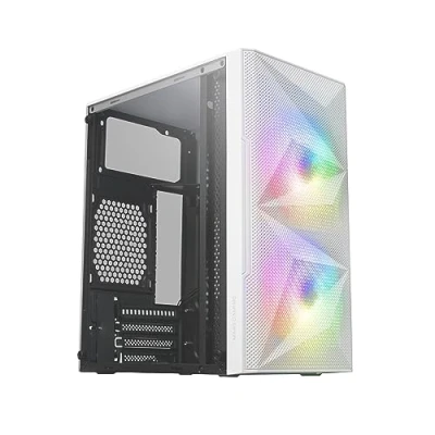 Bild av MARSGAMING MC ME Datorschassi, Vit, 31.5 x 19.7 35.4 cm