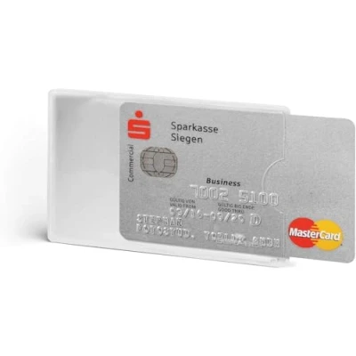 Bild av Durable 890319 Kreditkortsfodral RFID SECURE. Butiksförpackning., transparent, 3 stycken