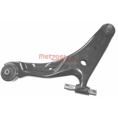 Bild av METZGER 58047901 Bras de suspension avec support en caoutchouc, rotule Essieu avant gauche, inférieur barre oscillant transversal
