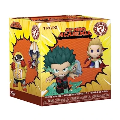 Bild av Funko Mystery Mini Deku My Hero Academia (MHA) 1 av 12 att samla på Stilarna varierar Samlarvinylfigur Presentidé Leksaker för barn och vuxna Anime fans