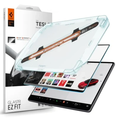 Bild av Spigen Tesla EZ Fit Anti Glare Screen Protector 1 Pack transparency Model 3 (2024)