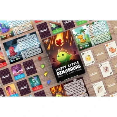 Bild av TeeTurtle Asmodee Happy Little Dinosaurs Brädspel Åldrar 8+ 2 till 4 spelare Fransk version
