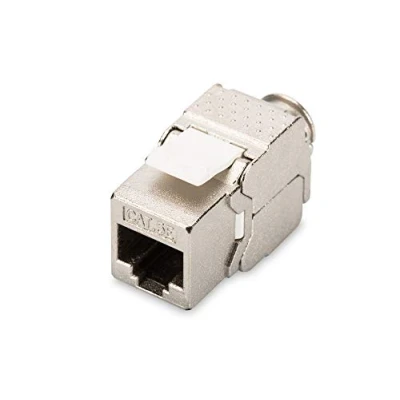 Bild av DIGITUS Keystone modul Cat 5e Skärmad RJ45 uttag 100 MHz 1GBase T AWG 26 22 Verktygslös montering
