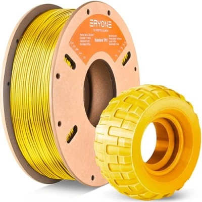 Bild av ERYONE TPU filament 1,75 mm, 3D Drucker 0,5 kg 1 spole, 0,05 95A, grå
