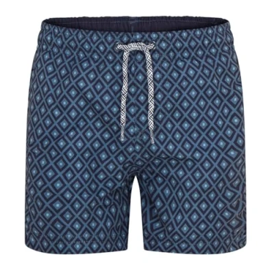 Bild av RIPT Performance Pojkar Quick Dry UV 50 Solskydd Peach Finish Badshorts Badbyxor, Air force blå diamanttryck, 5 6 år