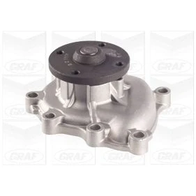 Bild av GRAF PA1117 Pompe à eau avec joint d&#039;étanchéite mécanique Tôle d&#039;acier pour système dentrainement courroie trapézoïdale nervures KIA: CARNIVAL 2