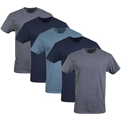 Bild av Gildan Underkläder för män, Marinblå/ljung marinblå/indigo blå (5 pack), XL