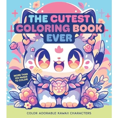 Bild av The Cutest Coloring Book Ever: Color Adorable Kawaii Characters More than 100 pages to color!