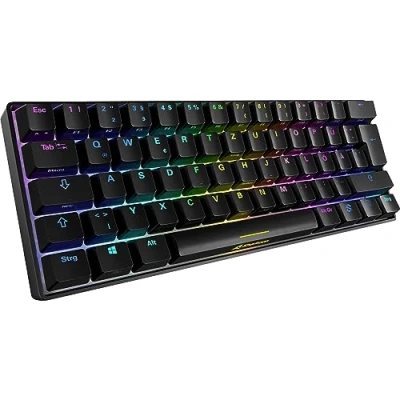 Bild av Sharkoon Skiller SGK50 S4 bk Kailh röd, USB speltangentbord, svart