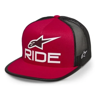 Bild av Alpinestars Röd Trucker Keps Ride 4.0 Hat Red/Black/White @ Hatstore