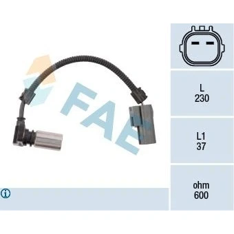 Bild av FAE 79085 Palpeur de régime, gestion moteur