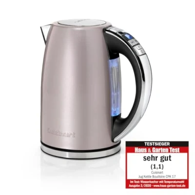 Bild av Cuisinart Kettle Style CPK17PIE 2 temperature settings Vintage Pink 1.7 Liter