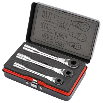 Bild av SONIC 100602 Cliquet 10 (3/8&quot;), 12,5 (1/2&quot;), 6,3 (1/4&quot;) 132